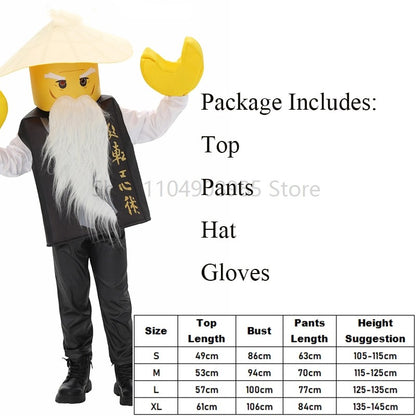 Anime Game Ninja Costumes for Boys and Girls Sets Halloween Children's Cosplay Performance Costumes Sutit