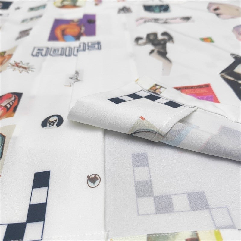 Latest Trend WACKO MARIA 25SS Vintage Denim Rope Crop Casual Hawaii Beach Holiday Mens Womens Casual Short Sleeve Shirt Tops