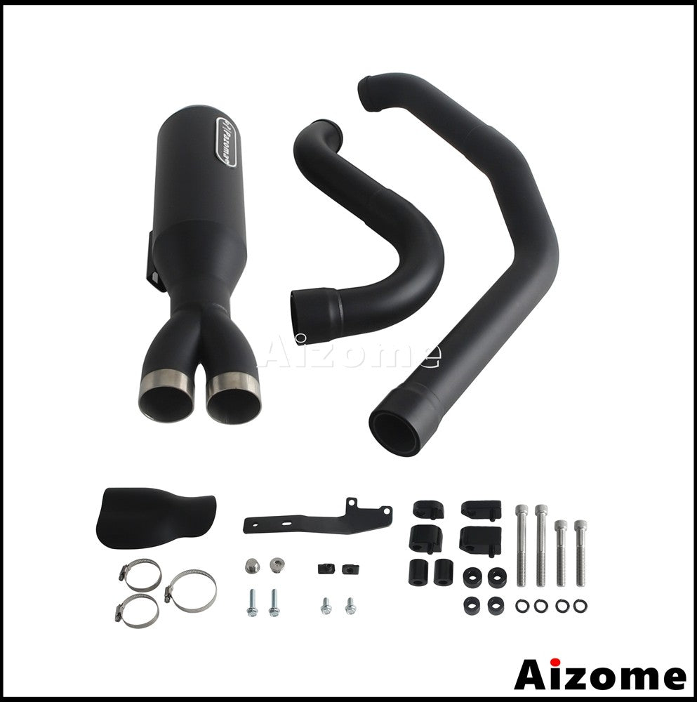 Slip On For Harley Road Glide FLTRU FLTRX FLTRXS FLTRK FLTRXST FLTRXP FLTRXSTSE 17+ Motorcycle Exhaust Modified Muffler Escape
