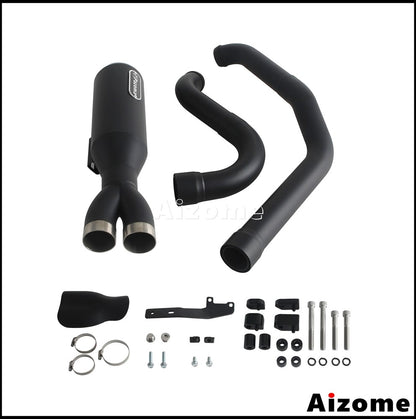 Slip On For Harley Road Glide FLTRU FLTRX FLTRXS FLTRK FLTRXST FLTRXP FLTRXSTSE 17+ Motorcycle Exhaust Modified Muffler Escape