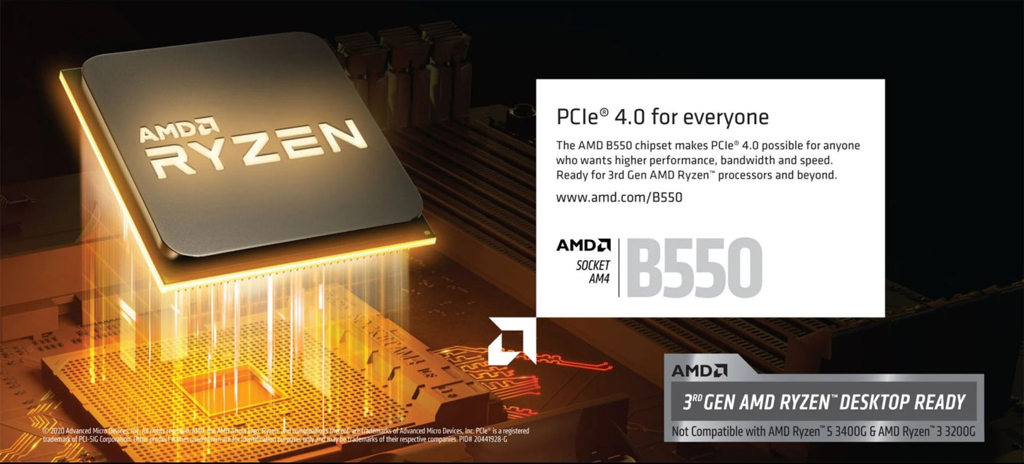 Placa-mãe GIGABYTE B550M AORUS ELITE Nova Micro-ATX AMD B550 Socket AM4