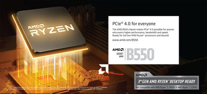 Placa-mãe GIGABYTE B550M AORUS ELITE Nova Micro-ATX AMD B550 Socket AM4