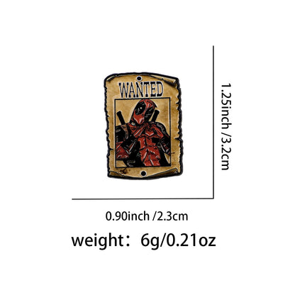 Cartoon Movie Hero Soft Enamel Pin Lapel Pins for Backpack Badges Men Women Brooch for Clothes Jewelry Pins Toys Accessories