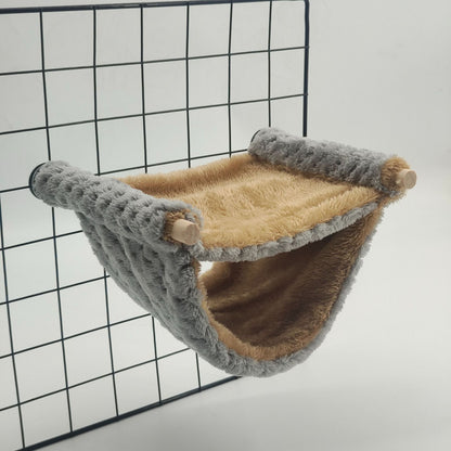 Cobaia Hamster Quente Rede Mel Canguru Esquilo Ninho Suspenso Cama Urso Dourado Chinchiila Brinquedo De Estimação Saltador