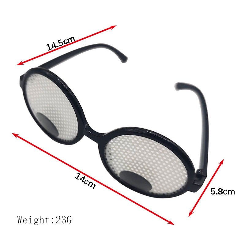Funny Glasses for Cosplay Eyeball Rolling Glasses Costume Eyeglasses Halloween Costumes Accessory XKYJ01