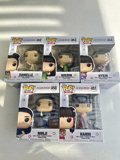 Funko Pop NewJeans Band Hanni Bonecos de Ação Modelo Brinquedos Desenho Animado Kawaii Estatueta Colecionável Edição Limitada Bonecos de Vinil Presentes