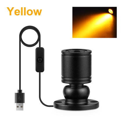 Colorful Led Spotlight USB 5V Mini Ceiling Spot 1W Showcase Pattern Showcase Light Room Decor