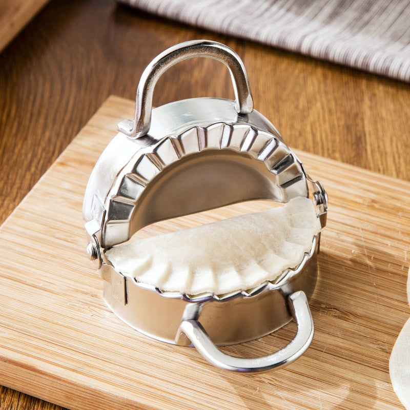 Máquina de fazer bolinhos de massa de aço inoxidável, forma para massa de pastel, empanadas, ravióli, prensa para pierogi, guioza, acessórios de cozinha para confeitaria