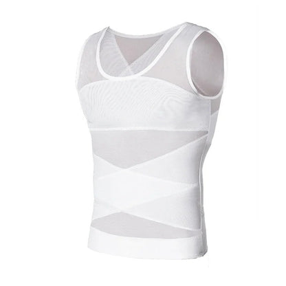 Men Fitness Clothes Compression Sports Vest Tight Base Layer Sleeveless Shirt Mesh Tops Singlet Sweatshirt Sportswear Activewear