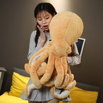 1pc 30-90CM Creative Lifelike Octopus Plush Toys Sea Animal Stuffed Dolls Pillow Back Cushion Children Kids Birthday Xmas Gifts