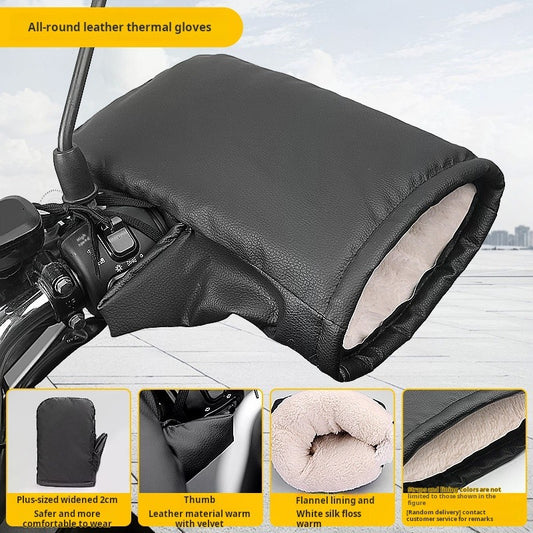 Motorcycle Handlebar Muffs Winter Equipment Mitts Warmer Gloves Waterproof Handmuffs Bicycle Handle Cover Hand Covers Warmers