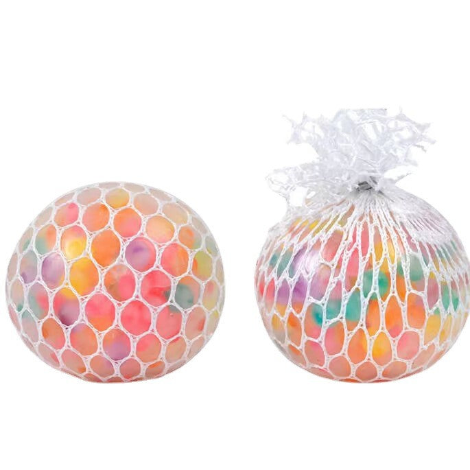 1PC Creative New Decompression And Ventilation Grape Ball Toys Tricolor Colorful Beads Grape Ball Pinch Le Toys
