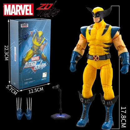 ZD Toys Deadpool & Wolverine Bonecos de Ação Deadpool na Caixa Wolverine Coleção Bonecos de Ação Adultos Brinquedo Infantil