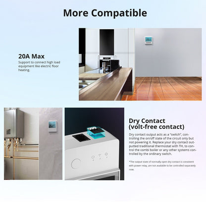 SONOFF TH Elite 16A 20A Wifi Interruptor Inteligente de Monitoramento de Temperatura e Umidade THS01 DS18b20 Sensor Casa Inteligente Via eWelink Alexa
