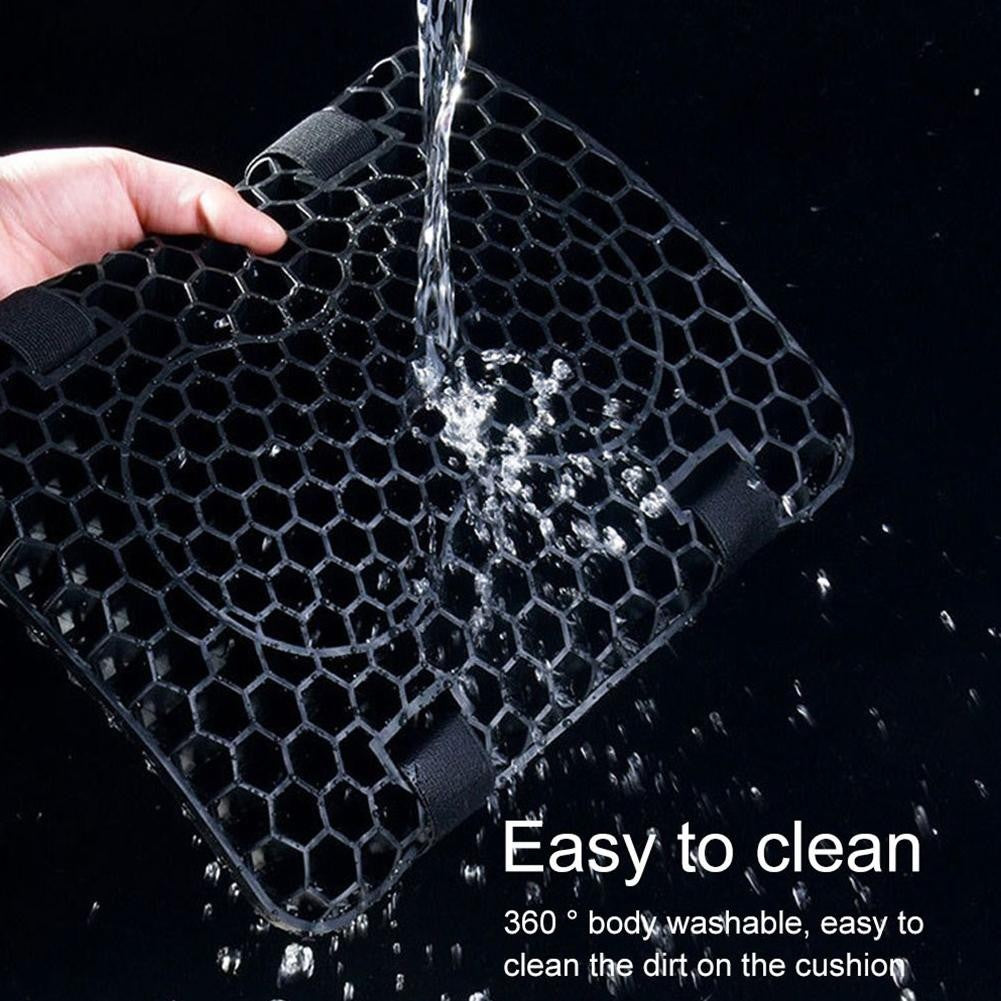 Capa de Banco Universal Antiderrapante para Alívio de Pressão Almofada de Assento de Moto Confortável Colmeia de Gel Acessórios para Moto