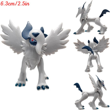 Pokemon Figure Toys Mega Charizard X Y Lugia Dialga Palkia Zekrom PVC Figurine Aggron Treecko Chespin Greninja Model Dolls Gifts