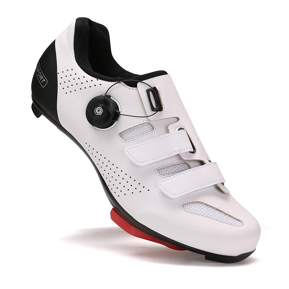 Women Road Cycling Shoes Wear-resistant Bicycle Shoes with Locking Plate Men's Non-slip Outdoor Cycling Sneakers