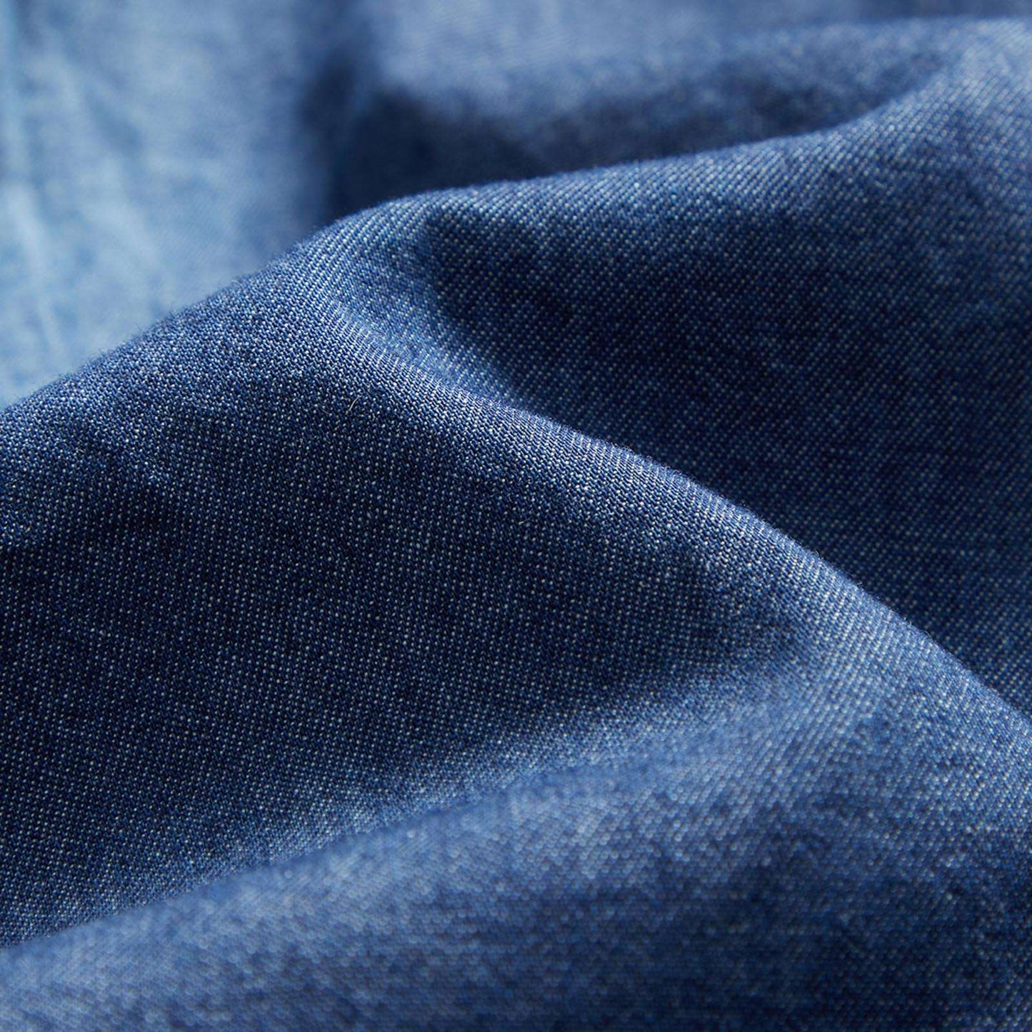 Men Denim Shirts Double Pocket Solid Color Casual Male Cowboy Shirts New Summer Autumn Slim Fit High Quality Shirts For Men