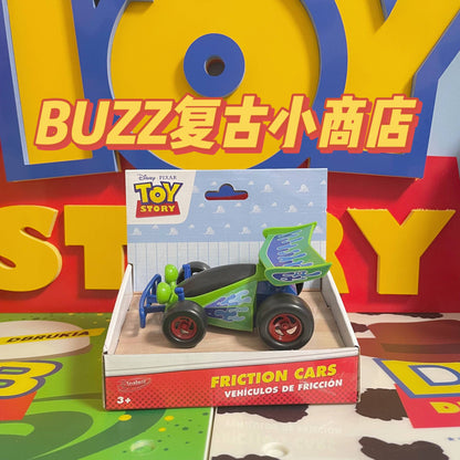 13cm Disney Pixar Toy Story Inercial Woody Buzz Carro de Fricção Boneco de Simulação Brinquedos para Desenvolvimento do Interesse Infantil