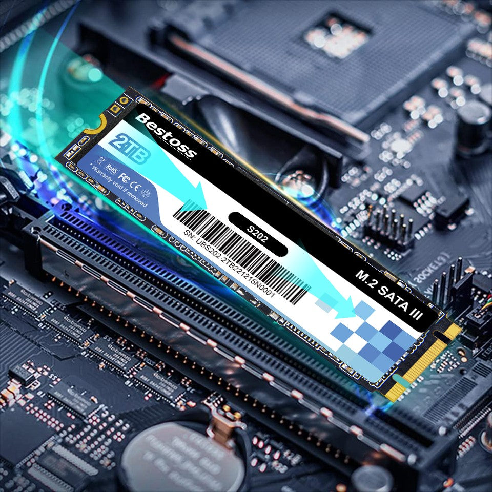 Bestoss M.2 SATA 3.0 2280 SSD disco rígido M2 ssd m.2 1TB 256GB 512GB 128GB M Key hdd para Desktop Laptop