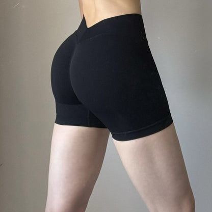 Seamless Yoga Shorts Woman Training Gym Shorts Yoga Clothing Running Butt Lifting Workout Short Leggings Cycling Sports Shorts