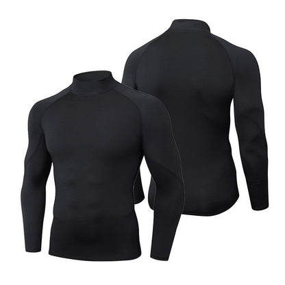 Winter Man Compression Shirt Cycling Clothing Warmth Shirt Warm Bottoming Shirt Men Compression T-Shirt Gym Sportswear