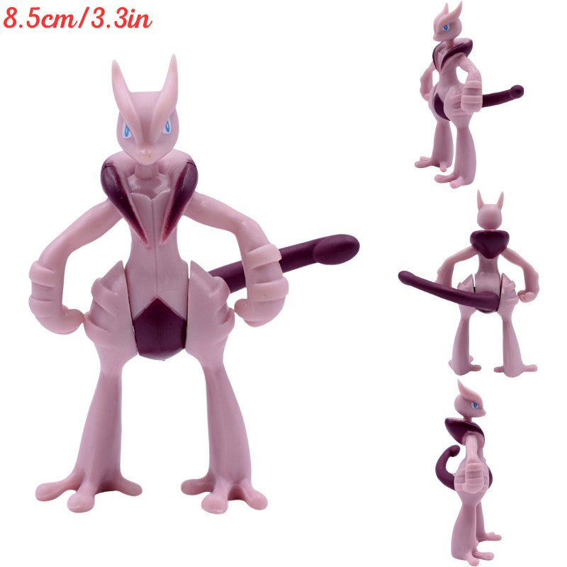 Pokemon Figure Toys Mega Charizard X Y Lugia Dialga Palkia Zekrom PVC Figurine Aggron Treecko Chespin Greninja Model Dolls Gifts