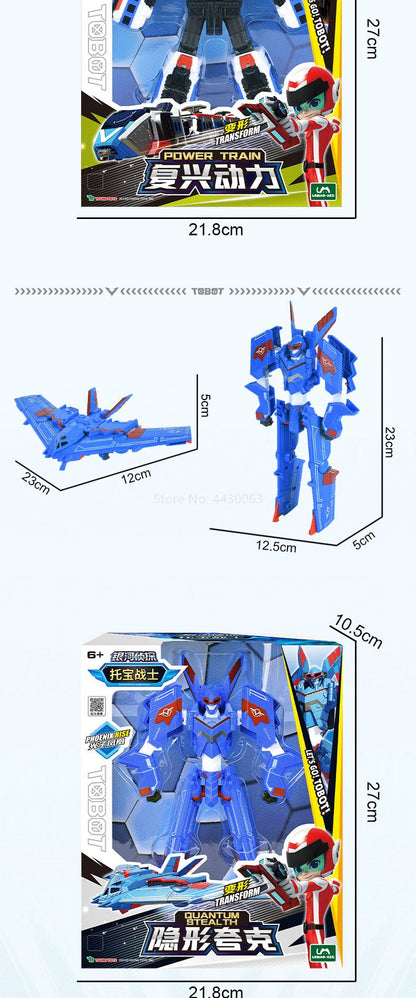 Galaxy Detectives Tobot Carro de Transformação Robô Brinquedo Coreia Desenhos Animados Irmãos Anime Tobot Deformação Tanque Carro Brinquedos Presente