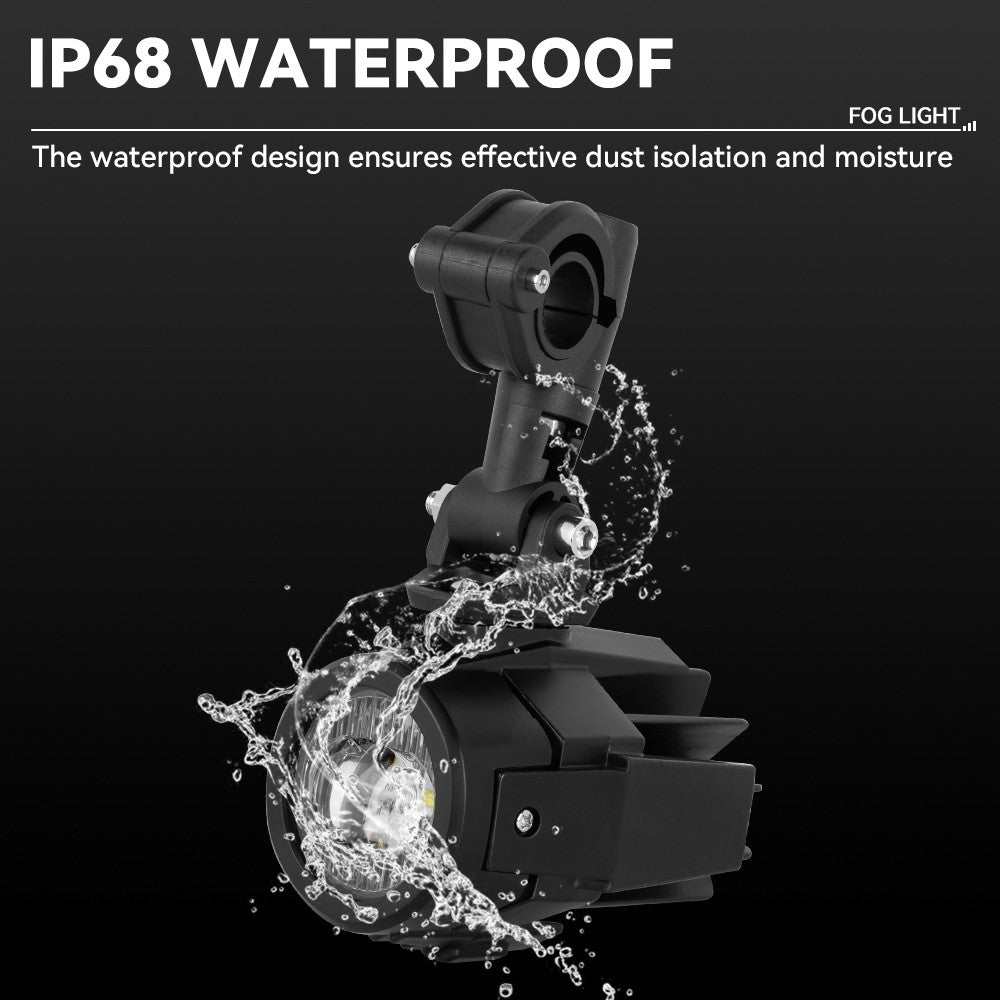 Auxiliary Lights LED Spot Driving Fog Lights for R1200GS F800GS K1600 Universal Motorcycle 40W 6000K Fog Lamps