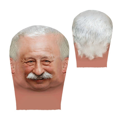 COS Double-sided Printing 3D Full Face Mask Headgear Sunscreen Elastic Mesh Mask Funny Celebrity Face Riding Scarf