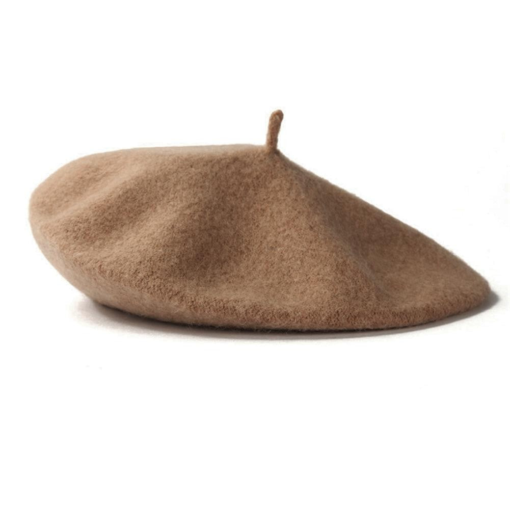 Boina Quente Multicolorida de Lã Grossa Inverno Outono Artista Retrô Francesa Lisa Chapéu de Pintor Para Mulheres Meninas Gorros Quentes Para Caminhada ao Ar Livre