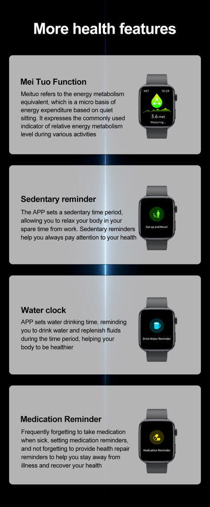 Smartwatch Versão Global Masculino Feminino HD AMOLED Display Frequência Cardíaca Chamada Bluetooth Rastreamento GPS Relógios Inteligentes Esportivos à Prova d'Água