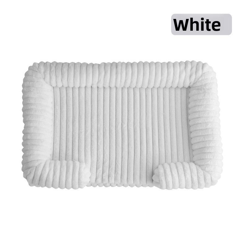 Cama Calmante para Cães Ortopédica em Espuma Viscoelástica Tamanhos P M G GG GGG Sofá com Capa Removível e Impermeável e Tapete de Pelúcia para Cães de Pequeno, Médio e Grande Porte