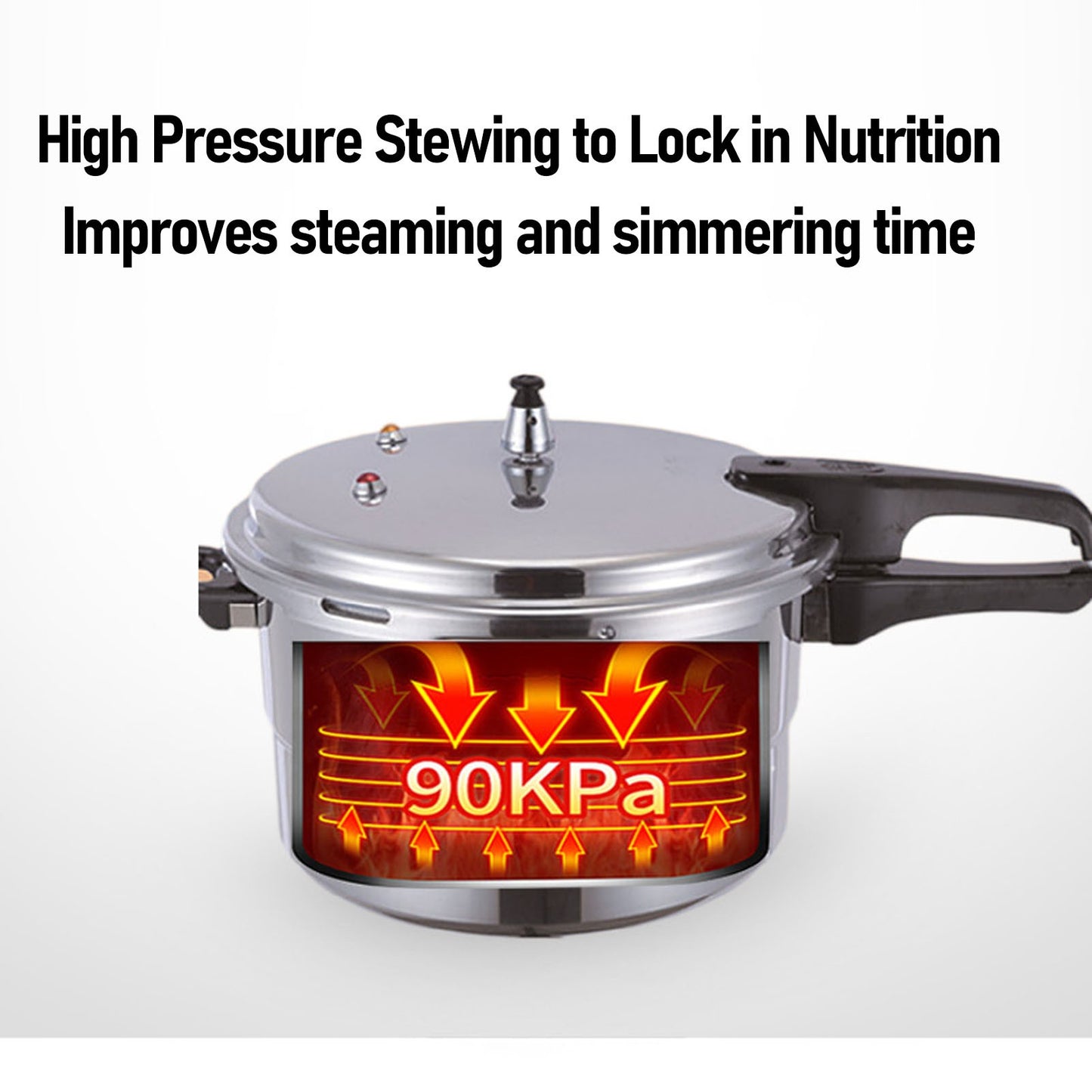 Pressure Cooker Aluminium Alloy Explosion Proof Large Capacity Pressure Canning Pot Cooker Pressure Cooker Pot Pressure Canner