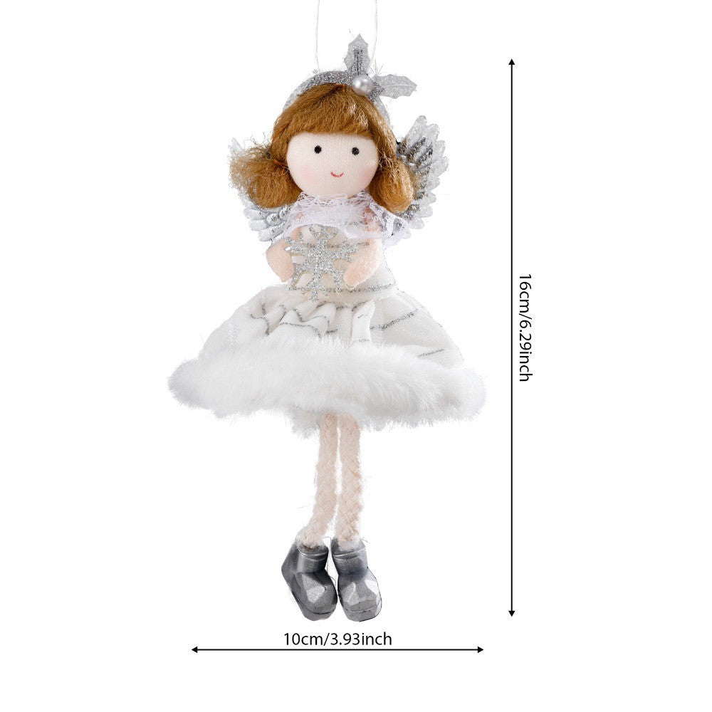 2024 New Year Gift Cute Christmas Angel Doll Xmas Tree Ornament Noel Deco Christmas Decoration for Home Natal Navidad 2023 Decor
