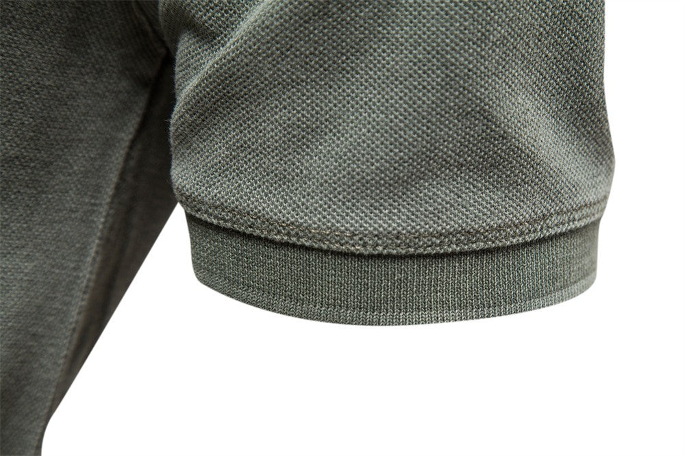 AIOPESON 100% Cotton Solid Color Men's Polo Shirts Casual Short Sleeve Turndown Men's Shirts Fashion Streetwear Polos for Men
