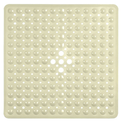 Tapete de chuveiro 53x53cm ventosa PVC antiderrapante tapete de banho quadrado para chão de chuveiro tapete de segurança antiderrapante para banheira carpete de banheiro