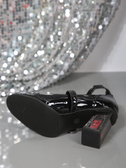 2025 Womens Plus-Size Mary Jane Shoes French Retro Chunky Heel Pumps Rose Square Heel Comfort Cushion for Casual Elegant Styling