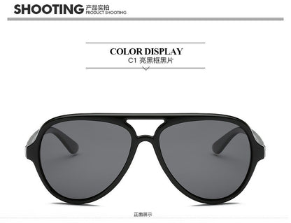 MIZHO 4125 Trendy Women Sunglasses Unisex Brand Designer Plastic Pilot Polarized UV Protector Sun Glasses Ladies