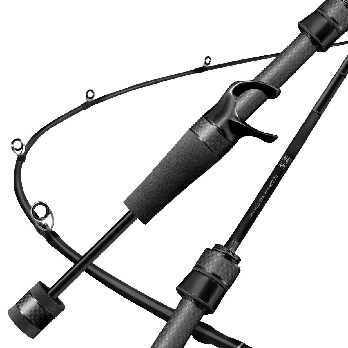 Seasir Riveria BFS Ultralight Spining Baitcasting Fishing Rod ,FUJI O Ceramic Guide Rings ,30T+40T Carbon Fabric ,1.5M-1.98M UL