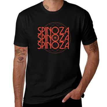 Spinoza T-Shirt t shirts for man graphic tees black cotton t-shirt plain for man package man t shirt luxury T-Shirt