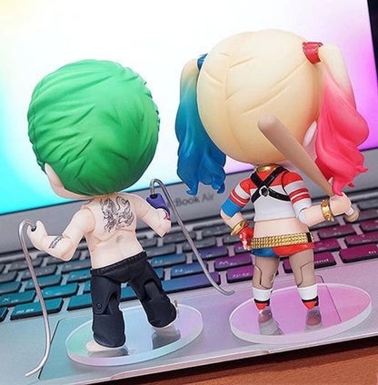Anime Esquadrão Suicida Série #671 Coringa #672 Arlequina Figuras de Ação Modelo Boneca Articulada Enfeite de Mesa Presente de Natal