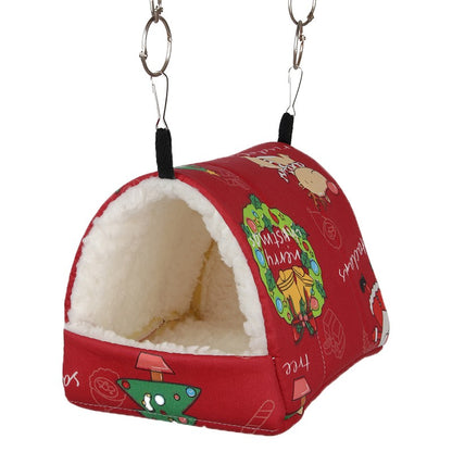 Rede para Hamster, Hamster Urso Dourado, Petauro-do-Açúcar, Papagaio, Ninho Grosso para Pássaros Pequenos, Saco de Dormir Quente de Inverno, Esquilo