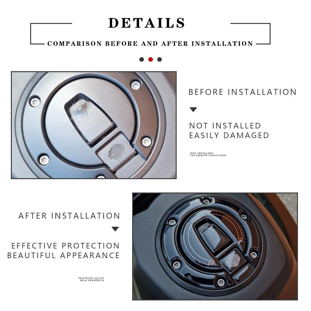 Kit Protetor Tanque Adesivo Resina Epóxi Gel 3D PanAmerica 1250 2023 para Harley Davidson Pan America 1250 2020-2023