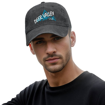 Deer Valley Mountains Boné de Beisebol Chapéu de Natal Rugby Novidade No Chapéu Chapéu de Cavalheiro Bonés Trucker Para Homens Mulheres