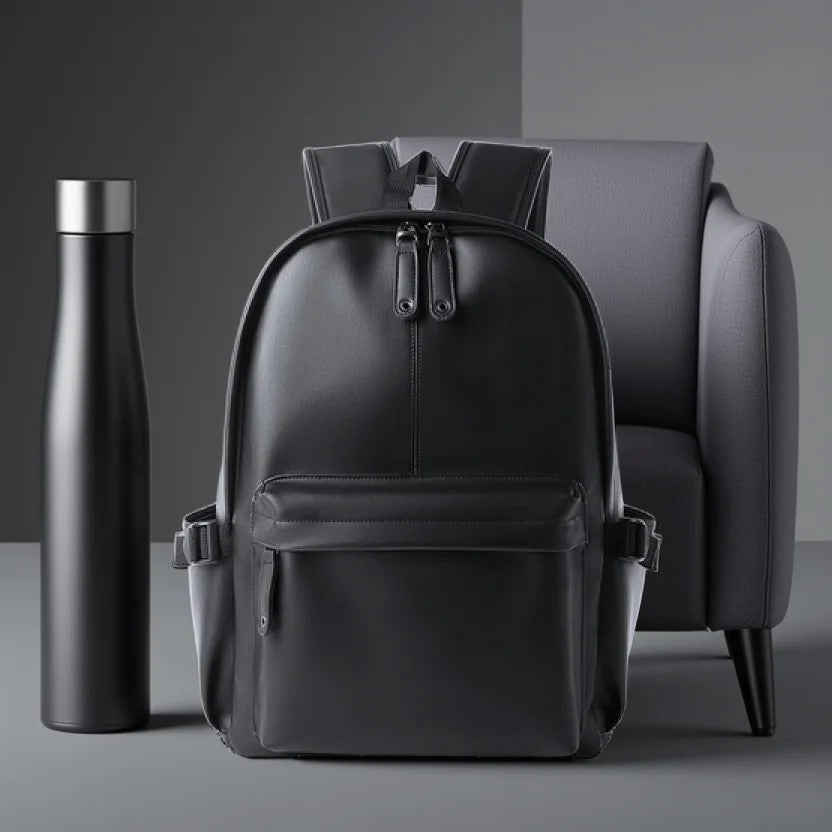 Men Leather Laptop Backpack Large Antitheft Travel Backpack High Quality Fashion Knapsack Bags for Male