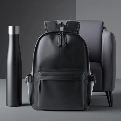 Men Leather Laptop Backpack Large Antitheft Travel Backpack High Quality Fashion Knapsack Bags for Male
