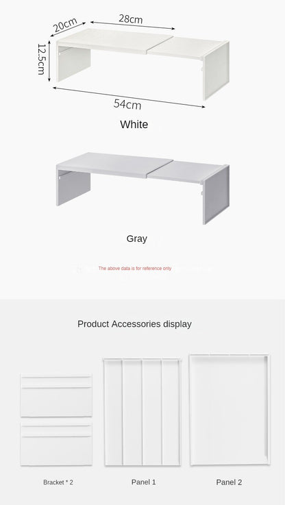 Kitchen Cupboard Organizer Retractable Cabinet Shelf Seasoning Bottle Spice Rack Dish Shelf Kitchen Accessories Storage Rack