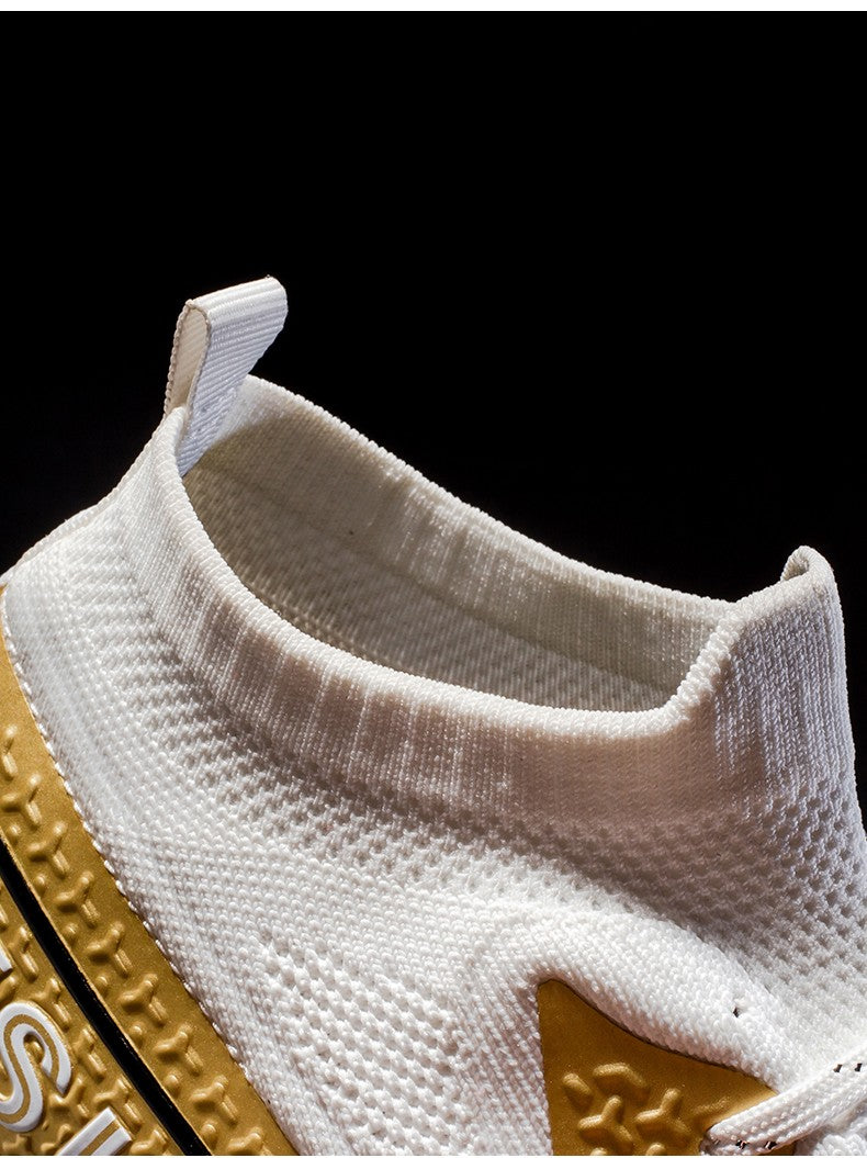 Men's Soccer Shoes Cleats Professional High-Top Breathable Athletic Football Boots,Outdoor Football Training Shoes for TF/AG Boy