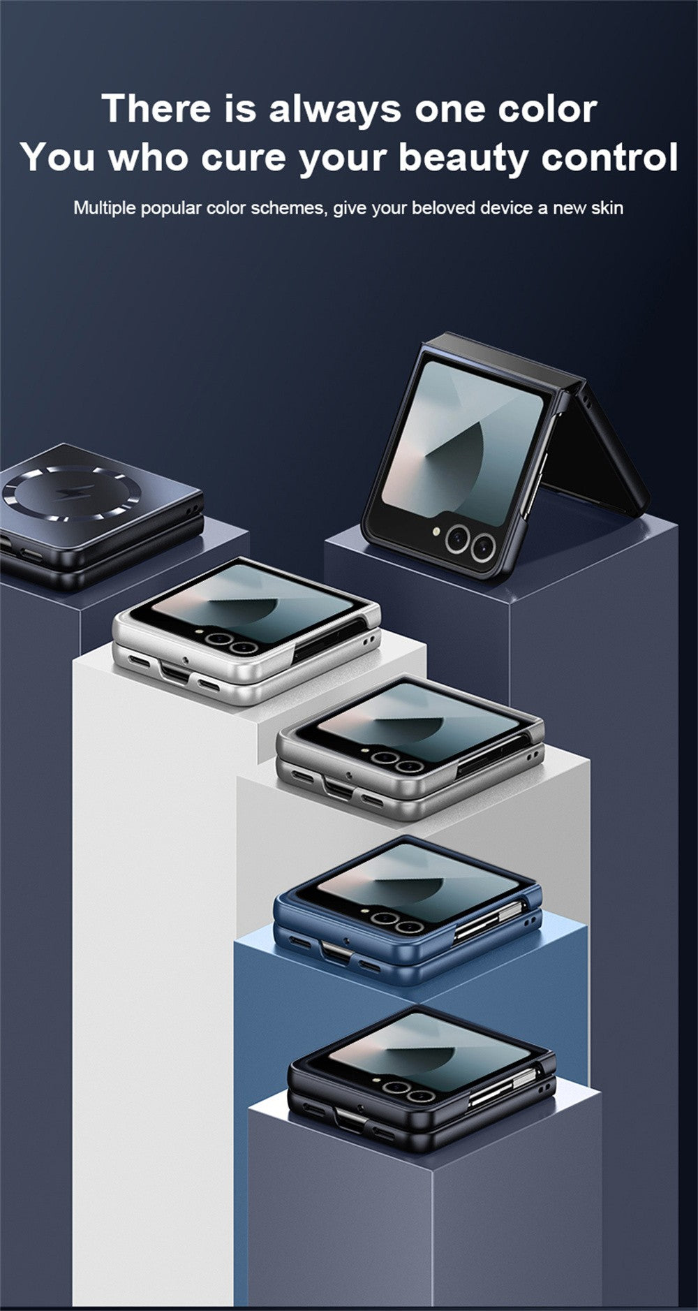 Capa de Telefone Magnética AG Fosca Luxuosa Para Magsafe Para Samsung Z Flip 7 FE 6 5 zflip 4 3 Capa Protetora de Carregamento Sem Fio